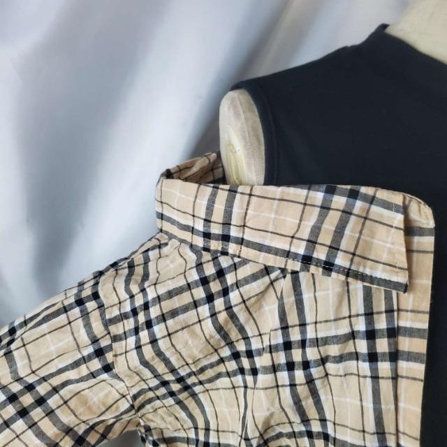 込み★643★スピンクル★チェック柄シャツ付き重ね着風ワンピース★M★ < 女性ファッション  込み★643★スピンクル★チェック柄シャツ付き重ね着風ワンピース★M★ < 女性ファッションの