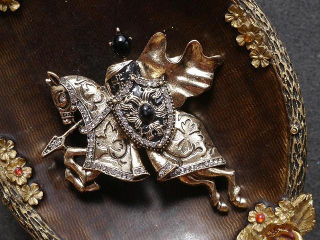 新品アンティーク調ゴシック黒騎士ブローチ 中世 騎士 < 女性アクセサリー/時計  新品アンティーク調ゴシック黒騎士ブローチ 中世 騎士  < 女性アクセサリー/時計の