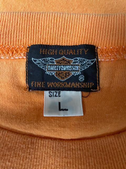 ハーレーダビッドソン(レディース)Tシャツ オフィシャル正規品 Lサイズ オレンジカラー 古着 アメカジ バイカー ヴィンテージ < 女性ファッション  ハーレーダビッドソン(レディース)Tシャツ オフィシャル正規品 Lサイズ オレンジカラー 古着 アメカジ バイカー ヴィンテージ < 女性ファッションの