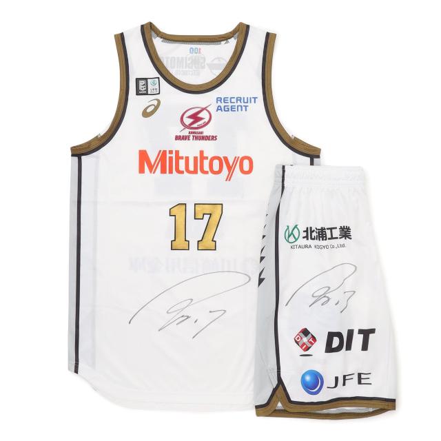 #17 �ѓc �ɑI�蒅�p 2024-25�I�[�Z���e�B�b�N���j�t�H�[��(AWAY�j�㉺�Z�b�g(���M�T�C������) 