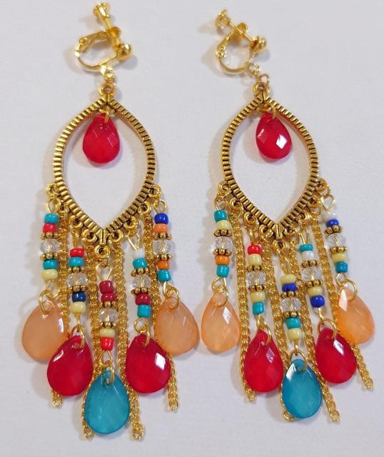 カラフルかわいいイヤリング・ピアス☆ #ボヘミアンピアス  #エスニックピアス  #かわいいピアス  #ボヘミアンイヤリング < 女性アクセサリー/時計  カラフルかわいいイヤリング・ピアス☆ #ボヘミアンピアス  #エスニックピアス  #かわいいピアス  #ボヘミアンイヤリング < 女性アクセサリー/時計の