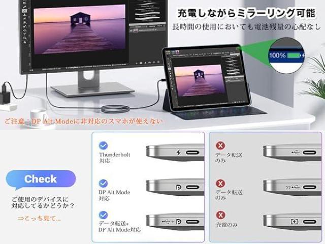 USB Type C HDMI変換ケーブル 充電しながら投影可能 4K映像出力 大画面視聴 設定不要 差し込むだけ ミラーリング < 家電/AV USB Type C HDMI変換ケーブル 充電しながら投影可能 4K映像出力 大画面視聴 設定不要 差し込むだけ ミラーリング < 家電/AVの