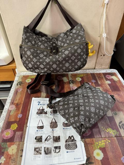 感謝を込めて★russet★7WAY BAG★7通りの使い方が楽しめる機能バック★カジュアル系セット★1000円スタート < ブランド 感謝を込めて★russet★7WAY BAG★7通りの使い方が楽しめる機能バック★カジュアル系セット★1000円スタート < ブランドの