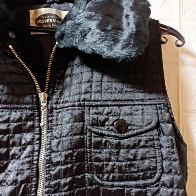 USED★取り外し可フェイクファー衿付キルティングジャンスカ < 女性ファッション USED★取り外し可フェイクファー衿付キルティングジャンスカ < 女性ファッションの