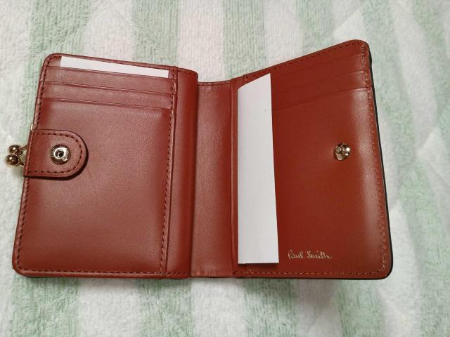 Paul Smith ポールスミス がま口二つ折り財布 エンボス加工 イエロー 箱・説明書付 < ブランド Paul Smith ポールスミス がま口二つ折り財布 エンボス加工 イエロー 箱・説明書付 < ブランドの