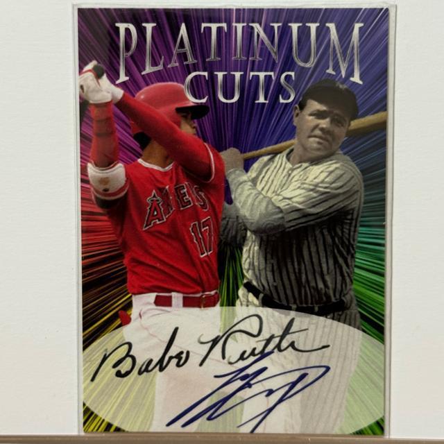 【大谷翔平11】ベーブ・ルース PLATINUM CUTS プリントサイン 野球カード < トレーディングカード 【大谷翔平11】ベーブ・ルース PLATINUM CUTS プリントサイン 野球カード < トレーディングカードの