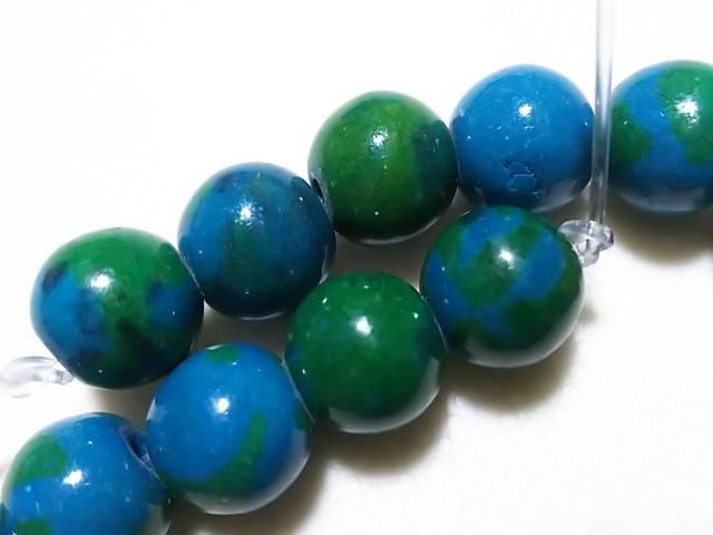 天然石★クリソコラ ラウンド8mm 半連 < 女性アクセサリー/時計 天然石★クリソコラ ラウンド8mm 半連 < 女性アクセサリー/時計の