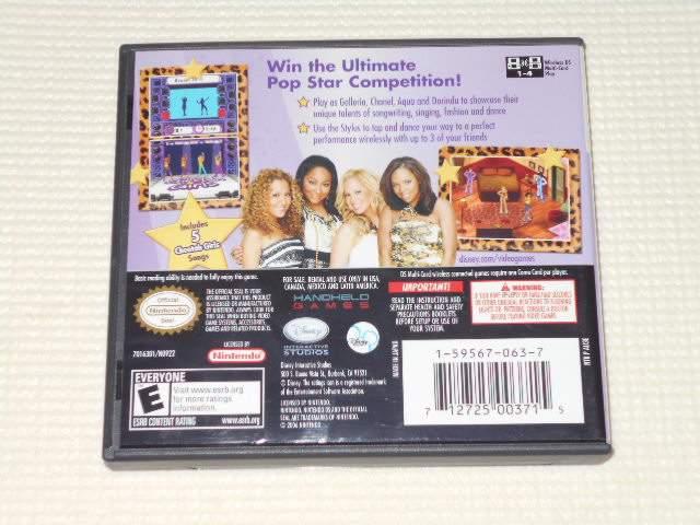 DSTHE CHEETAH GIRLS POP STAR SENSATIONS CO  Q[{/\tg 