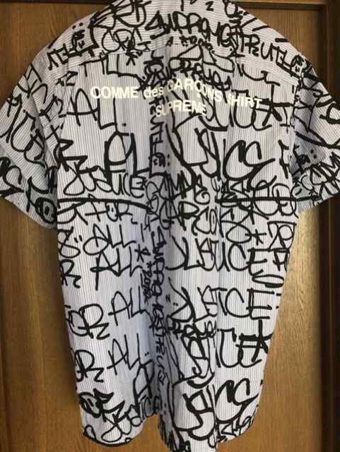 Supreme Comme des Garcons Shirt Cotton Graphic S/S Shirt  uh 