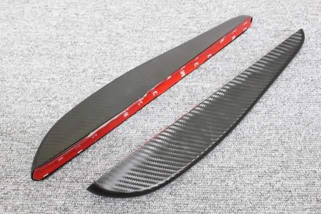 汎用リアルカーボン調バンパーガードカナード風 エアロ < 自動車/バイク 汎用リアルカーボン調バンパーガードカナード風 エアロ < 自動車/バイク