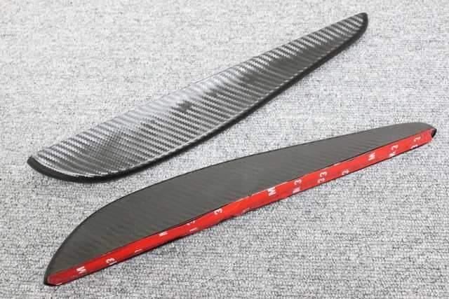 汎用リアルカーボン調バンパーガードカナード風 エアロ < 自動車/バイク 汎用リアルカーボン調バンパーガードカナード風 エアロ < 自動車/バイク