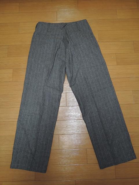 新品ベドウィンBEDWINウールスラックスパンツ1灰ワイドワーク < ブランド  新品ベドウィンBEDWINウールスラックスパンツ1灰ワイドワーク < ブランドの