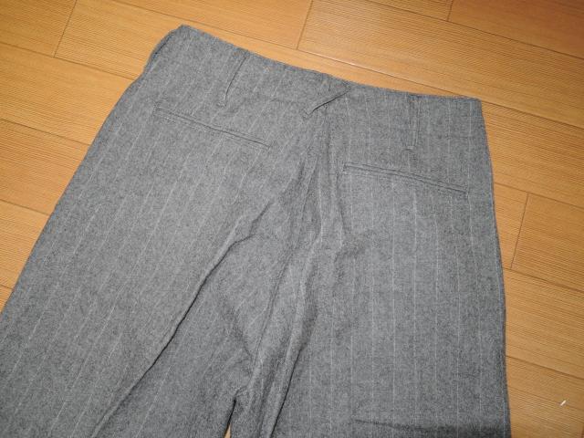 新品ベドウィンBEDWINウールスラックスパンツ1灰ワイドワーク < ブランド  新品ベドウィンBEDWINウールスラックスパンツ1灰ワイドワーク < ブランドの