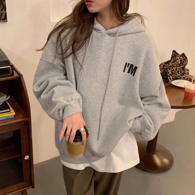 送料無料 新品 ロゴパーカー レディース 裏起毛 韓国 < 女性ファッション  送料無料 新品 ロゴパーカー レディース 裏起毛 韓国 < 女性ファッションの