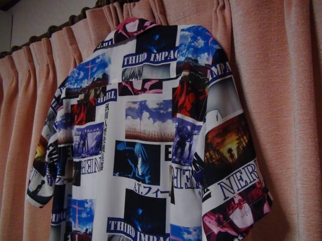 EVANGELION エヴァンゲリオン アロハシャツ(L) 新品タグ付き!。3 < 男性ファッション  EVANGELION エヴァンゲリオン アロハシャツ(L) 新品タグ付き!。3 < 男性ファッションの