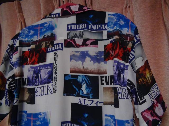 EVANGELION エヴァンゲリオン アロハシャツ(L) 新品タグ付き!。3 < 男性ファッション  EVANGELION エヴァンゲリオン アロハシャツ(L) 新品タグ付き!。3 < 男性ファッションの