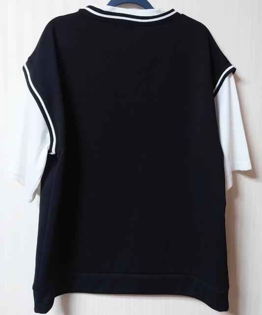 【MENS】レイヤード風 半袖 トップス【大きいサイズ】 < 男性ファッション 【MENS】レイヤード風 半袖 トップス【大きいサイズ】 < 男性ファッションの