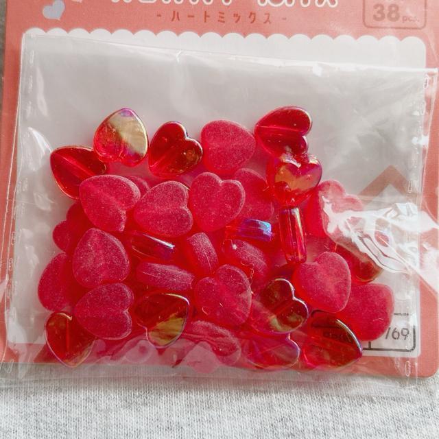 推しカラー 赤 ビーズミックス ハート ハンドメイド オタ活 推し活 ☆彡 N2m < ペット/手芸/園芸  推しカラー 赤 ビーズミックス ハート ハンドメイド オタ活 推し活 ☆彡 N2m < ペット/手芸/園芸の