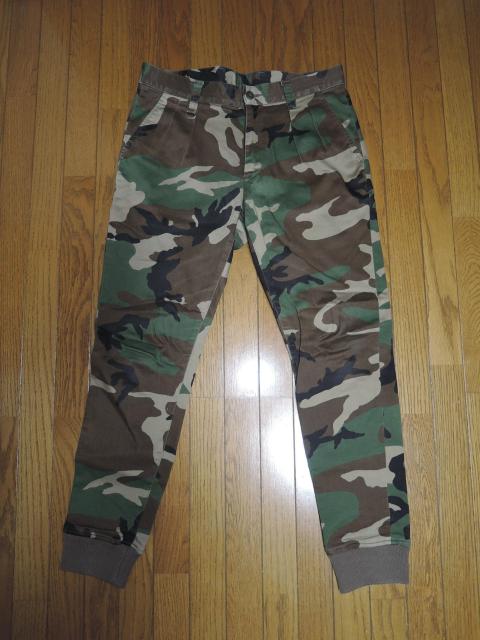 SOPHNET. ソフネット STRETCH COTTON RIB PANTS 迷彩柄 ジョガーパンツ S ストレッチリブパンツ < ブランド SOPHNET. ソフネット STRETCH COTTON RIB PANTS 迷彩柄 ジョガーパンツ S ストレッチリブパンツ < ブランドの