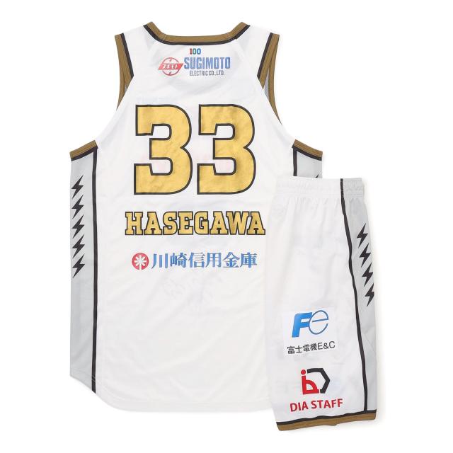 #33 ���J�� �Z�I�蒅�p 2024-25�I�[�Z���e�B�b�N���j�t�H�[��(AWAY�j�㉺�Z�b�g(���M�T�C������)