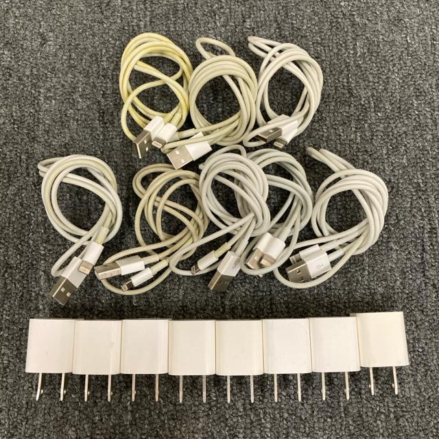 即決 純正 Apple アップル iPhone 充電器 アダプタ ケーブル 8個 < 家電/AV  即決 純正 Apple アップル iPhone 充電器 アダプタ ケーブル 8個  < 家電/AVの
