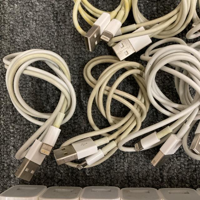 即決 純正 Apple アップル iPhone 充電器 アダプタ ケーブル 8個 < 家電/AV  即決 純正 Apple アップル iPhone 充電器 アダプタ ケーブル 8個 < 家電/AVの