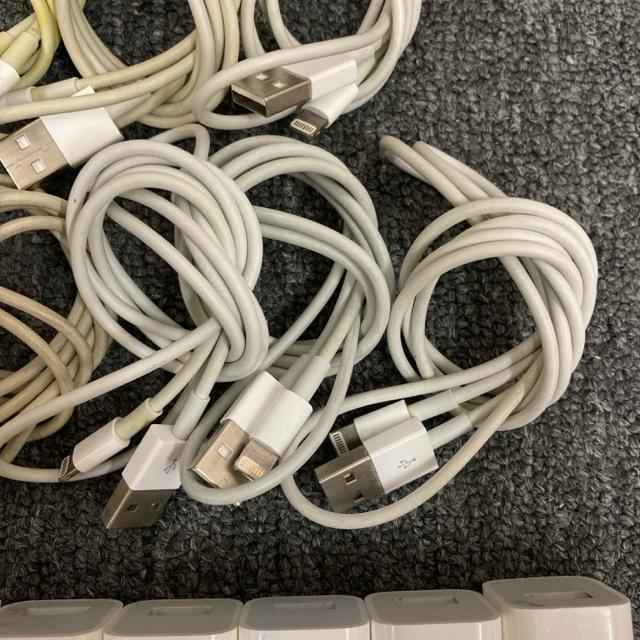 即決 純正 Apple アップル iPhone 充電器 アダプタ ケーブル 8個 < 家電/AV  即決 純正 Apple アップル iPhone 充電器 アダプタ ケーブル 8個 < 家電/AVの