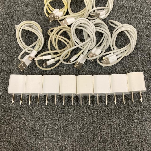 即決 純正 Apple アップル iPhone 充電器 アダプタ ケーブル 8個 < 家電/AV  即決 純正 Apple アップル iPhone 充電器 アダプタ ケーブル 8個 < 家電/AVの