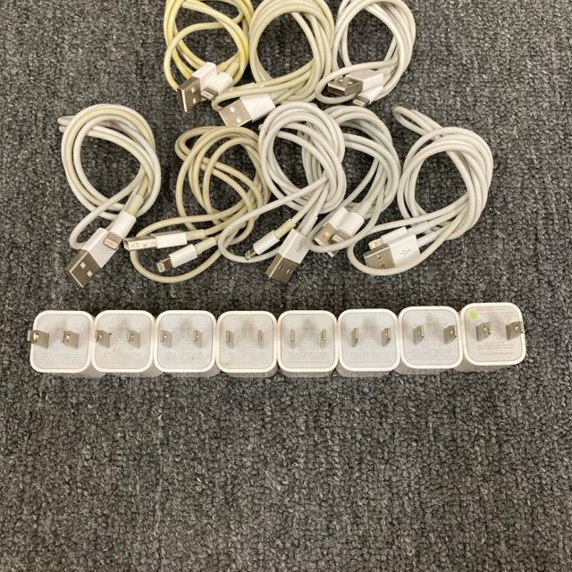 即決 純正 Apple アップル iPhone 充電器 アダプタ ケーブル 8個 < 家電/AV  即決 純正 Apple アップル iPhone 充電器 アダプタ ケーブル 8個 < 家電/AVの