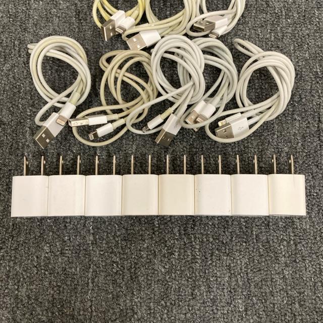 即決 純正 Apple アップル iPhone 充電器 アダプタ ケーブル 8個 < 家電/AV  即決 純正 Apple アップル iPhone 充電器 アダプタ ケーブル 8個 < 家電/AVの