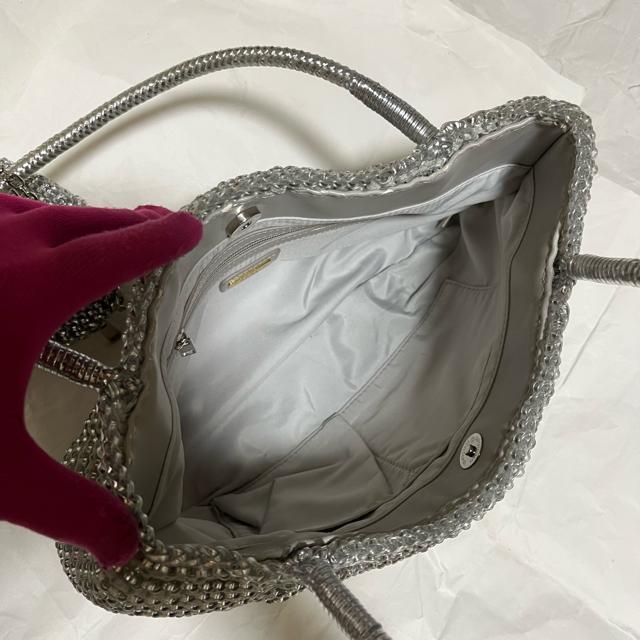 【FRESCA / フレスカ】【銀座ヨシノヤ】 ワイヤーバッグ / ポーチ付き ハンドバッグ シルバー < 女性ファッション  【FRESCA / フレスカ】【銀座ヨシノヤ】 ワイヤーバッグ / ポーチ付き ハンドバッグ シルバー < 女性ファッションの