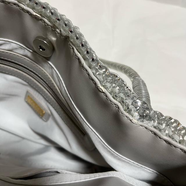 【FRESCA / フレスカ】【銀座ヨシノヤ】 ワイヤーバッグ / ポーチ付き ハンドバッグ シルバー < 女性ファッション  【FRESCA / フレスカ】【銀座ヨシノヤ】 ワイヤーバッグ / ポーチ付き ハンドバッグ シルバー < 女性ファッションの