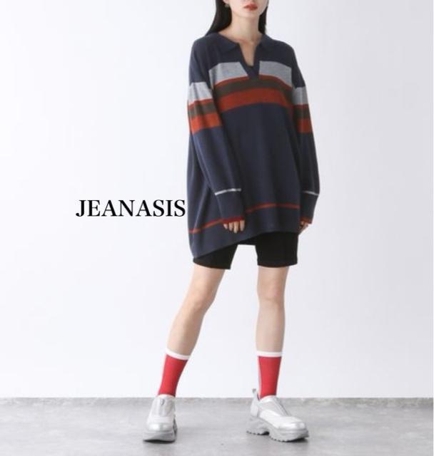 新品 JEANASIS★ボーダースキッパープルオーバー < 女性ファッション  新品 JEANASIS★ボーダースキッパープルオーバー  < 女性ファッションの