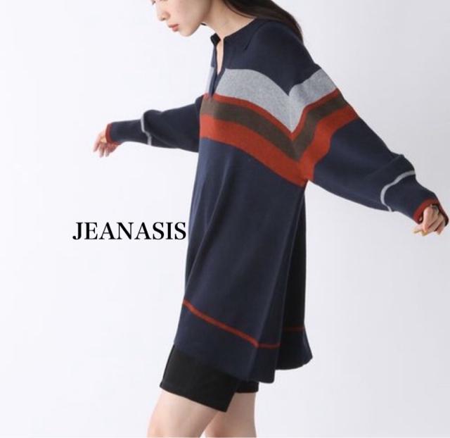 新品 JEANASIS★ボーダースキッパープルオーバー < 女性ファッション  新品 JEANASIS★ボーダースキッパープルオーバー < 女性ファッションの