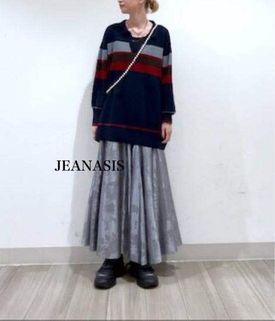 新品 JEANASIS★ボーダースキッパープルオーバー < 女性ファッション  新品 JEANASIS★ボーダースキッパープルオーバー < 女性ファッションの