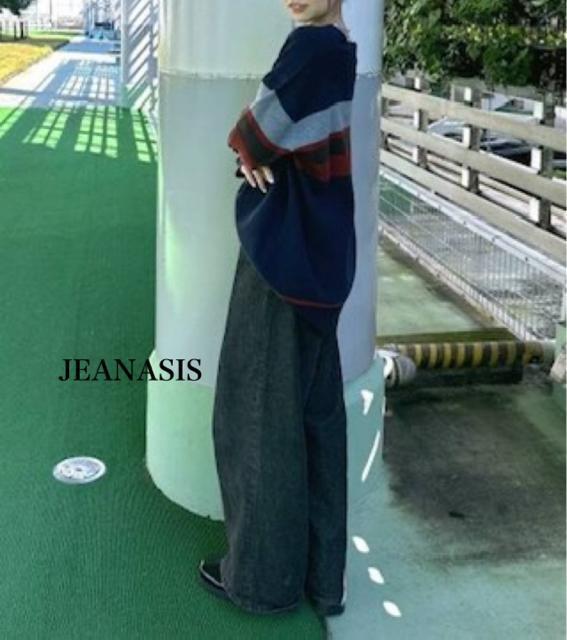 新品 JEANASIS★ボーダースキッパープルオーバー < 女性ファッション  新品 JEANASIS★ボーダースキッパープルオーバー < 女性ファッションの
