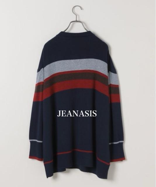 新品 JEANASIS★ボーダースキッパープルオーバー < 女性ファッション  新品 JEANASIS★ボーダースキッパープルオーバー < 女性ファッションの