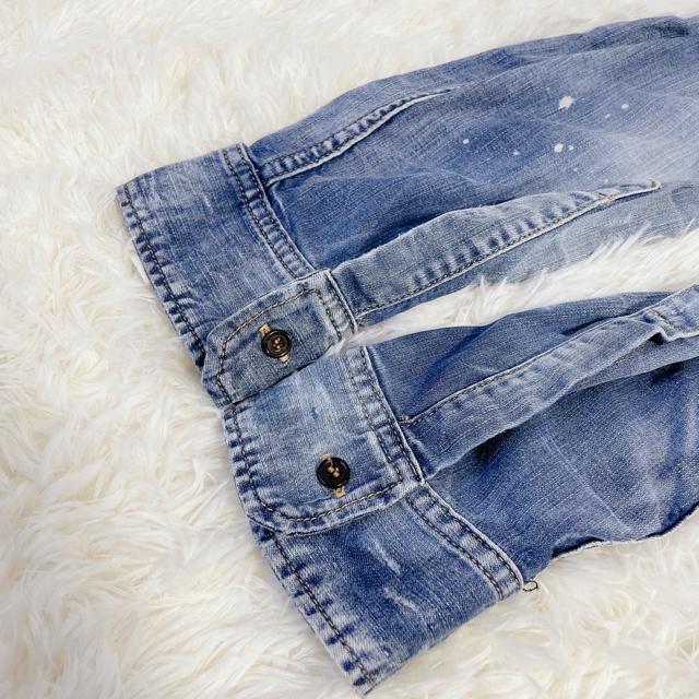 美品 ディースクエアード ヴィンテージ加工 デニムシャツ ブルー 48 4241 < 男性ファッション 美品 ディースクエアード ヴィンテージ加工 デニムシャツ ブルー 48 4241 < 男性ファッションの