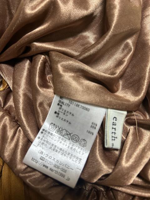 アースミュージック&エコロジー プリーツスカート ミニスカート ウエストゴム キャメル < ブランド アースミュージック&エコロジー プリーツスカート ミニスカート ウエストゴム キャメル < ブランドの