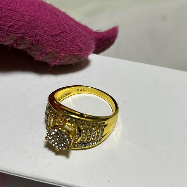 �y925����z �S�[���h �����O 25�� �g�[�`�f�U�C�� �p���F �X�g�[�� �A�N�Z�T���[ �W���G���[ �w�� �� �j���A�N�Z�T���[/���v�� 