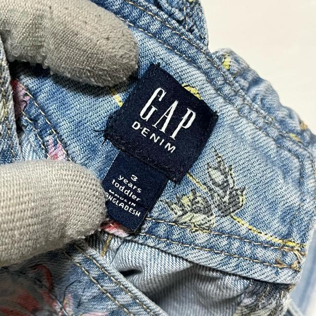 GAP Kids �ԕ� �f�j�� �I�[�o�[�I�[�� 100 �t���� �T���y�b�g �M���b�v �L�b�Y 3�� �� �L�b�Y/�x�r�[�� 