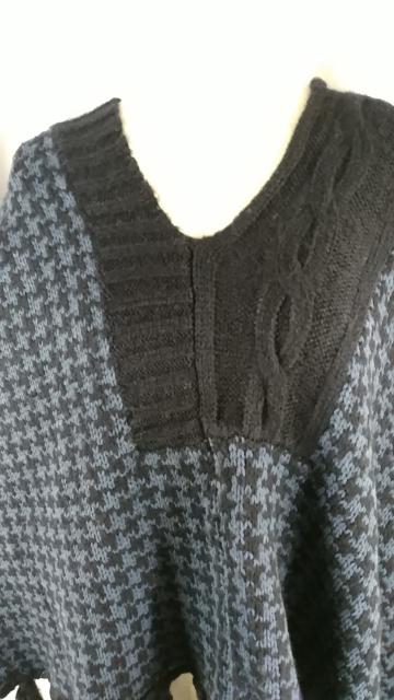 送込み★定:8.900円★アザック★チドリスクエアポンチョ★F★ < 女性ファッション  送込み★定:8.900円★アザック★チドリスクエアポンチョ★F★ < 女性ファッションの