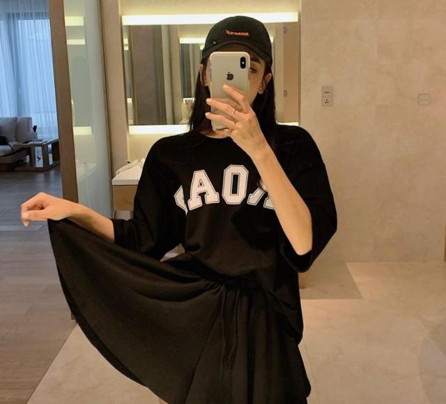 人気★セットアップ上下セット★半袖・半パンBK2XL < 女性ファッション  人気★セットアップ上下セット★半袖・半パンBK2XL < 女性ファッションの