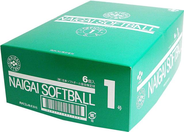 ソフトボール用品 ソフトボール 1号球 検定球 ナイガイ 6球 1箱 < レジャー/スポーツ ソフトボール用品 ソフトボール 1号球 検定球 ナイガイ 6球 1箱 < レジャー/スポーツの