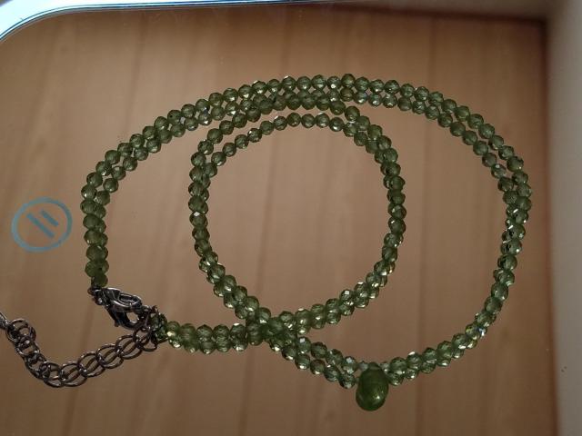 Hand Made ペリドットネックレス 綺麗な若草色 < 女性アクセサリー/時計  Hand Made ペリドットネックレス 綺麗な若草色  < 女性アクセサリー/時計の