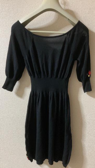 特価★新品同様ニットワンピースゴージャス着痩せくびれ美人体型カバー上品ブラックスタイリッシュ大活躍品薄レア花柄パーティーデートレア < 女性ファッション  特価★新品同様ニットワンピースゴージャス着痩せくびれ美人体型カバー上品ブラックスタイリッシュ大活躍品薄レア花柄パーティーデートレア < 女性ファッションの