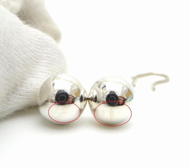 TIFFANY&CO. ティファニー ボール チェーン ハードウェア ドロップ ピアス SV925<USED>【送料無料】 < ブランド  TIFFANY&CO. ティファニー ボール チェーン ハードウェア ドロップ ピアス SV925<USED>【送料無料】 < ブランドの