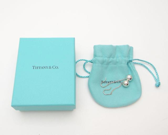 TIFFANY&CO. ティファニー ボール チェーン ハードウェア ドロップ ピアス SV925<USED>【送料無料】 < ブランド  TIFFANY&CO. ティファニー ボール チェーン ハードウェア ドロップ ピアス SV925<USED>【送料無料】 < ブランドの