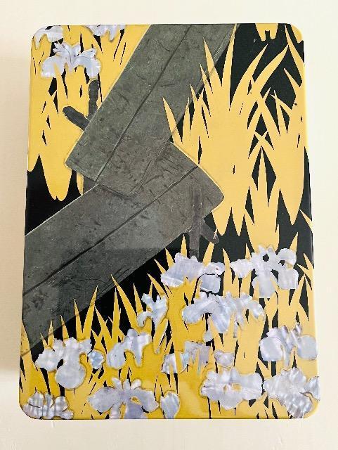 八橋蒔絵螺鈿硯箱 尾形光琳 プリント缶 東京国立博物館コラボ < ホビー 八橋蒔絵螺鈿硯箱 尾形光琳 プリント缶 東京国立博物館コラボ < ホビーの