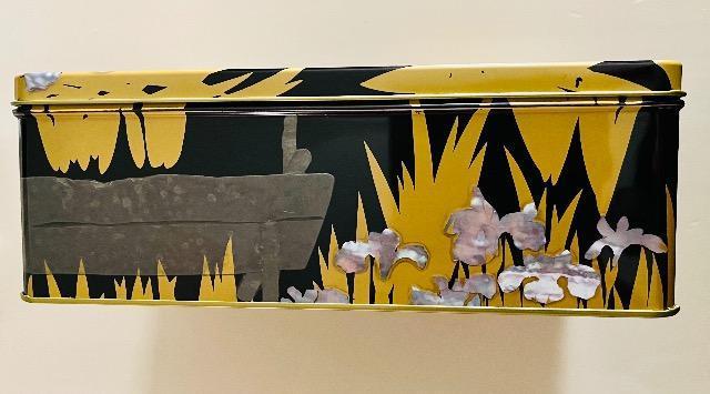 八橋蒔絵螺鈿硯箱 尾形光琳 プリント缶 東京国立博物館コラボ < ホビー 八橋蒔絵螺鈿硯箱 尾形光琳 プリント缶 東京国立博物館コラボ < ホビーの